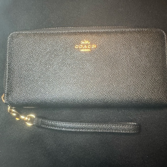Coach zip wallet black - Picture 1 of 4